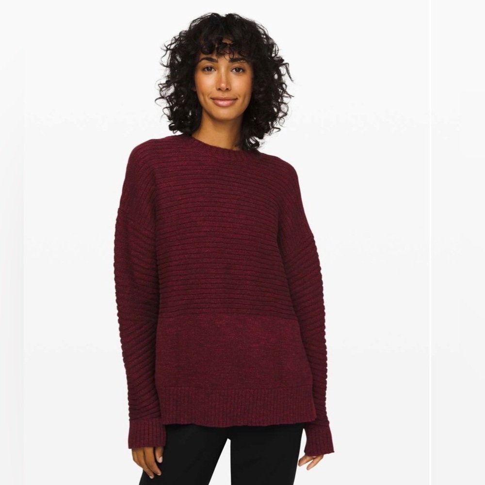 NWOT Lululemon Oversized As Promised Crewneck Sweater